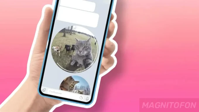 Как записать кружок в Телеграм