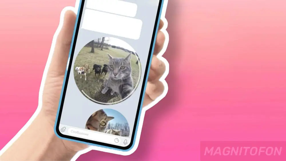 Как записать кружок в Телеграм